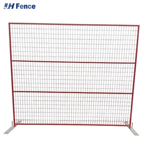 4FT Height Cost-Effective Temporary Construction Fence Gate for Canadian Sites thumbnail-1