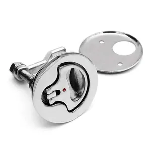 Stainless Steel 316 Marine Ship Yacht Boat Hardware Cam Latch Locking Hatch Handle Turning Lock Lift Ring thumbnail-3