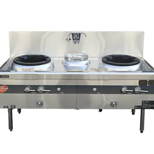 Stainless Steel Economic Two Woks One Warmer 1800x1000x800mm for High-Volume Cooking thumbnail-1