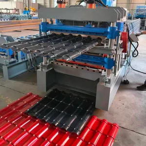 Three Layer Roll Forming Machine, Fully Automatic Roof Panel Roll Forming Machine Equipment thumbnail-1