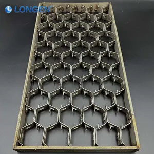 Pure Industrial Hex Steel Mesh Standard Hexagonal Cellular Metal Mesh High Temperature Resistant Widely Used thumbnail-3
