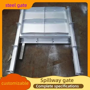 Welded Integrated Stainless Steel Gate Tight Sealing No Deformation Hydraulic Water Control Gate thumbnail-1