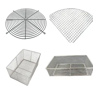 Aluminum Wire Mesh Fan Guard 10x10 Inch 2mm Mesh Opening Lightweight Fan Protection thumbnail-1
