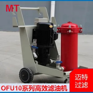 OF10 Portable Oil Filter Unit, Oil Tank Draining, Filling & Off‑line Bypass Circulation Filtration thumbnail-4