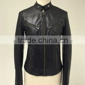 Genuine Leather Jacket Women Online Shopping Pakistan thumbnail-1