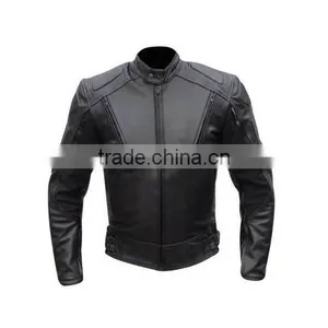 Motorbike Black Leather Jackets Motorbike Racing Biker Wear thumbnail-3