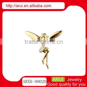 Jewelry From Italy Gold Diamond Fairy Angel Brooches China Wholesale thumbnail-1