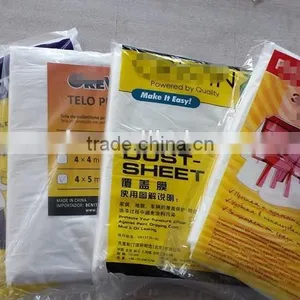 Plastic Drop Sheet Drop Cloth Painter Dust Sheet thumbnail-3