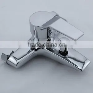 Wall Mounted Bath Tap Exposed Copper Shower Faucet thumbnail-1