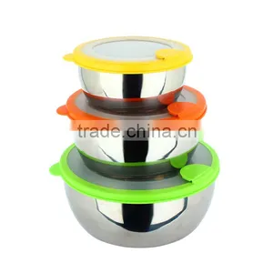 Home Garden Tableware Series Keep Food Fresh Stainless Steel Container Food Bowl for Picnic Party thumbnail-2