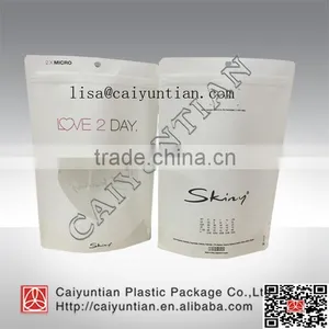 Food Grade Packaging Brown Kraft Paper Bag With Window and Zipper thumbnail-4