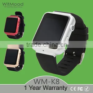 Witmood Android 4.4 Cheap China Factory Direct Android 3G Wifi k8 Smart Watch thumbnail-1