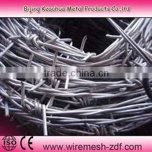 Galvanized Steel Barbed Wire thumbnail-1