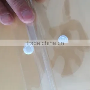 Top Grade Clear PVC Plastic Hanger Hook Bag With Snap Button thumbnail-3