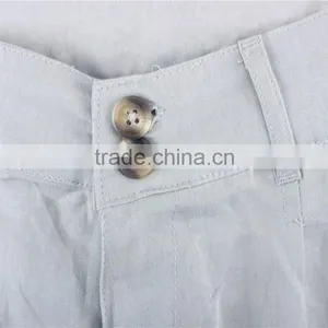 Lady Fashion and Cheap Cotton/linen Stock Clothing China Shorts thumbnail-3