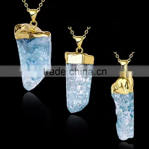 Popular Blue Lucky Stone Necklaces Wholesale Quality Choice thumbnail-1