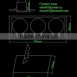 High Quality Ceiling Suspended Grille Light thumbnail-1
