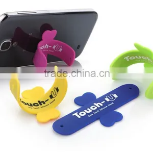 HOT Promotion Printed Silicone Touch Phone Stand thumbnail-3