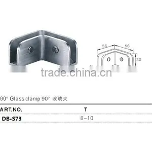 Satin Surface Glass Clamp/ Stainless Steel Clamp thumbnail-1