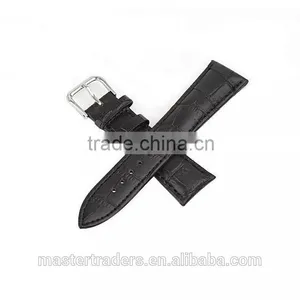 Cheap Crocodile Grain Genuine Leather Watch Band Wrist Strap For 38MM Apple Watch MT-3566 thumbnail-3