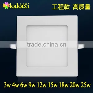 LED Panel Light 3w 4w 6w 9w 12w 15w 18w 20w 25w Square Ultra Thin Mini Dimmable Led Ceiling Lamp thumbnail-1