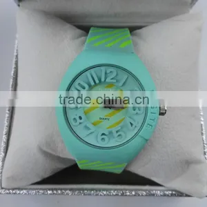New Style Silicone Charm Leather Bracelet Watch Roles Watches thumbnail-2