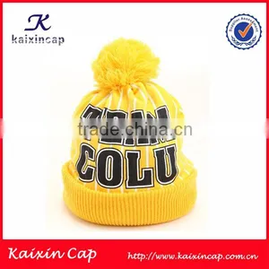 Wholesale High Quality Jacquard Pom Pom Beanie thumbnail-1