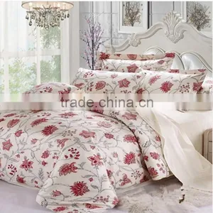 Luxury 4 Pcs 40S 16mm Jacquard 100% Mulberry Silk Bedding Set thumbnail-1