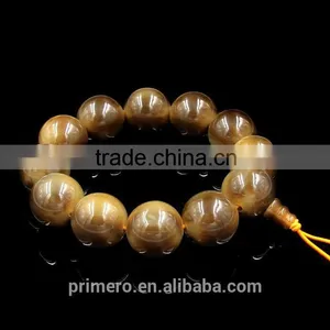 Imitate Authentic Natural Ox Horn Bracelets Strand Bracelet Bead Size 20MM High Quality thumbnail-2