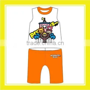 2016 Product Bros Priate Rinne and Lion Cotton Orange For Children Two Pieces Per Set thumbnail-3