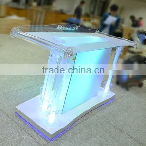 Experienced Produce Acrylic Led Church Pulpit Designs thumbnail-6