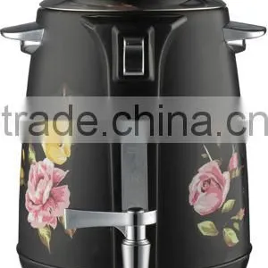 3.0L Electric Russian S/s Samovar CA-900G Black With Ceramic Teapot thumbnail-1