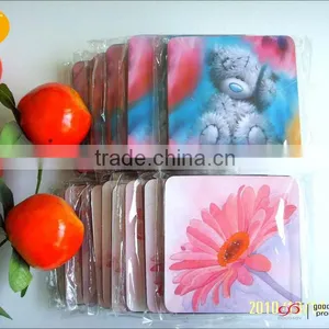 Cheap Promotional Eco-friendly Good Quality Clear Glass Drink Coasters thumbnail-1