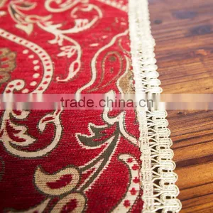Home Fashions Red Christmas Table Runner, Felt Table Runner, Christmas Table Runner With Snowflakes thumbnail-4
