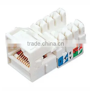 Factory Price Cat5e RJ45 Keystone Jack thumbnail-1