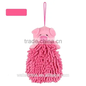 2015 New Style Cute Animals Durable Home Decoration Chenille Kitchen Hanging Hand Towel thumbnail-4