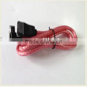 Transprent/round /good Quality SATA 3.0 RED DATA CABLE thumbnail-1