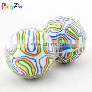 2016 Hot Selling Economic Striated Custom Printed Bouncy Balls thumbnail-1