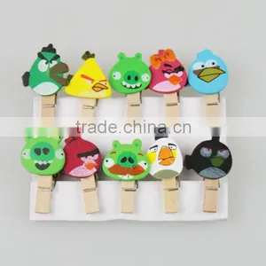 Promotion Gift 2016 Hot Sale Chinese Factory Custom Woden Hair Clip thumbnail-3