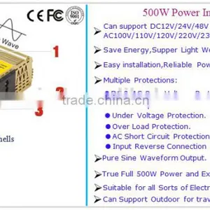 Hot Sell Meind 600W True Pure Sine Wave Inverter thumbnail-3