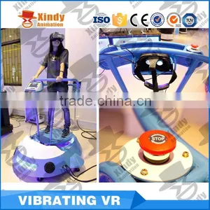 2016 Best Quality Virtual Reality Simulator vr Amusement Game Machine 9d vr Cinema Vibrating VR Game Equipment thumbnail-3