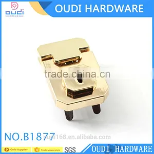 Hight Quality Fashion Zinc Alloy Metal Key Lock for Briefcase Bag Lock Hardware Bag Accessories Quality Choice thumbnail-1
