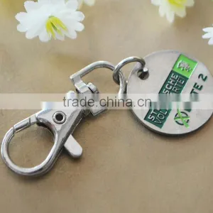 Metal Trolley Taken Coin Keychains/ Metal Trolley Coin Keyholder thumbnail-1
