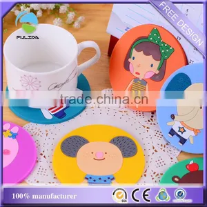 Thick Kids Kindergarten Soft PVC Rubber Mixed Pack Tea Drink Mat thumbnail-1