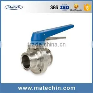 OEM Precision Marine Stainless Steel Pneumatic Butterfly Valves thumbnail-1