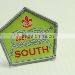 2016 Hot Sell Custom Colorful Woven Patches for Jackets/sweater/hoodie thumbnail-4