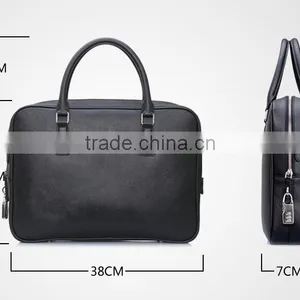 IFreeMen Top Quality Brown Leather Business Briefcase For Men Office Briefcase Bag thumbnail-4