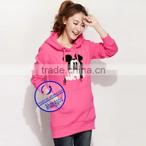 China Factory Custom Wholesale Pullover Extra Long Hoodies thumbnail-3