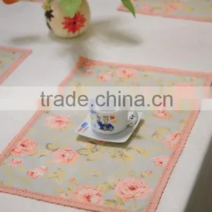 Rose High Quality Reach Standard Hot Selling Woven Place Mats/dish Mat/table Runnerwith Many Designs Quality Choice thumbnail-1