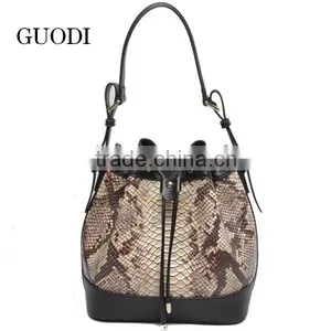 2015 Elegant Snake Pattern Letter Designer Handbags Wholesale China, Hoba Bags thumbnail-2
